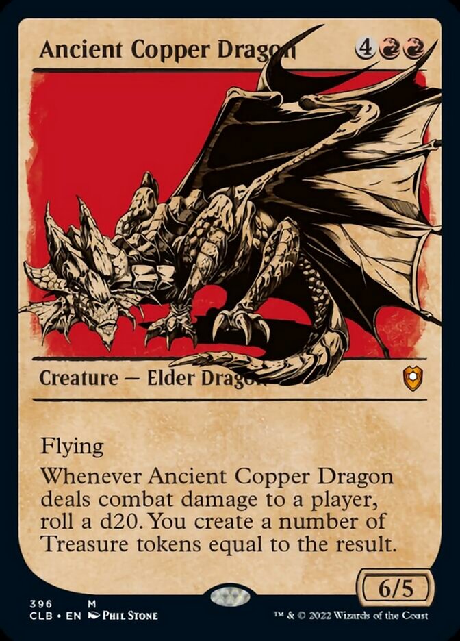 Ancient Copper Dragon (Showcase) [Commander Legends: Battle for Baldur's Gate] | Gaming Infinity