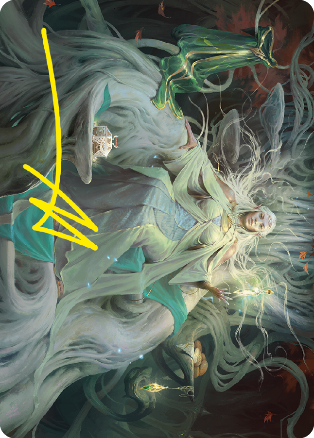 Galadriel, Gift-Giver Art Card (Gold-Stamped Signature) [The Lord of the Rings: Tales of Middle-earth Art Series] | Gaming Infinity