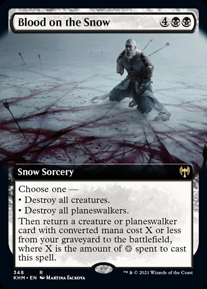 Blood on the Snow (Extended Art) [Kaldheim] | Gaming Infinity