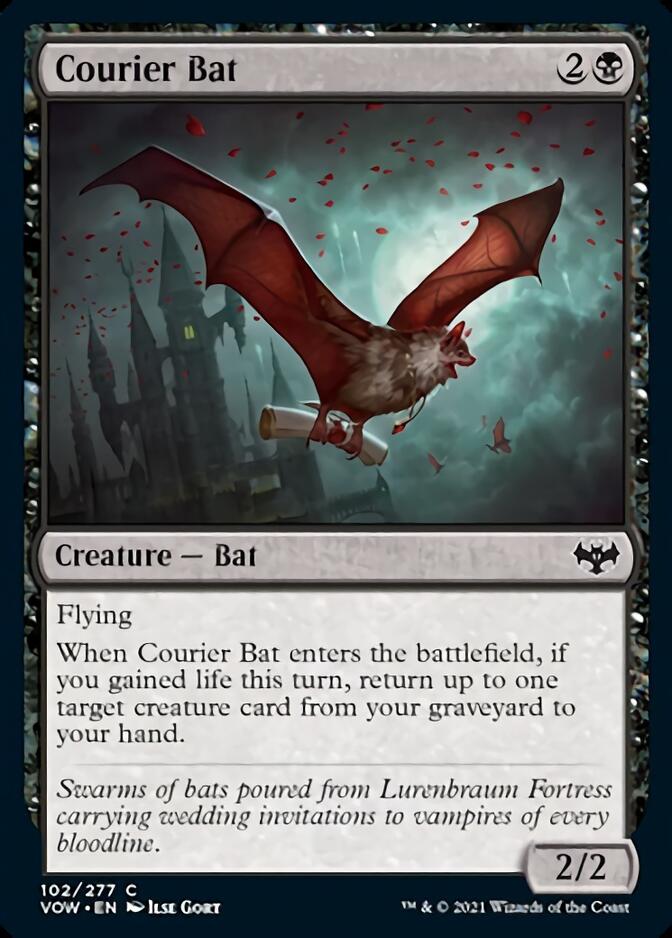 Courier Bat [Innistrad: Crimson Vow] | Gaming Infinity