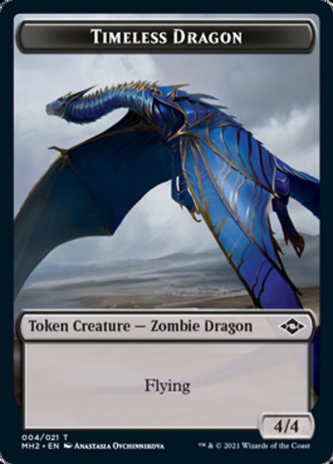 Timeless Dragon Token [Modern Horizons 2 Tokens] | Gaming Infinity