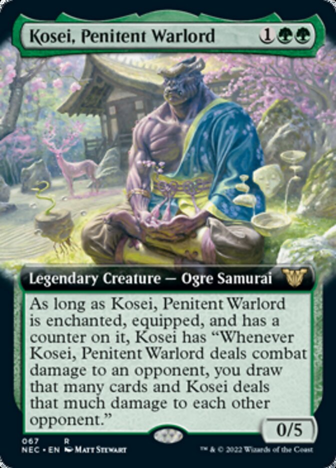 Kosei, Penitent Warlord (Extended) [Kamigawa: Neon Dynasty Commander] | Gaming Infinity