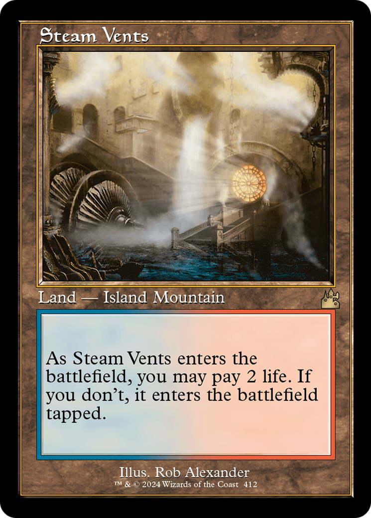 Steam Vents (Retro) [Ravnica Remastered] | Gaming Infinity