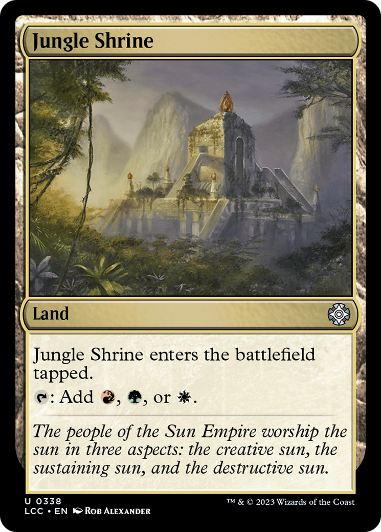 Jungle Shrine [The Lost Caverns of Ixalan Commander] | Gaming Infinity