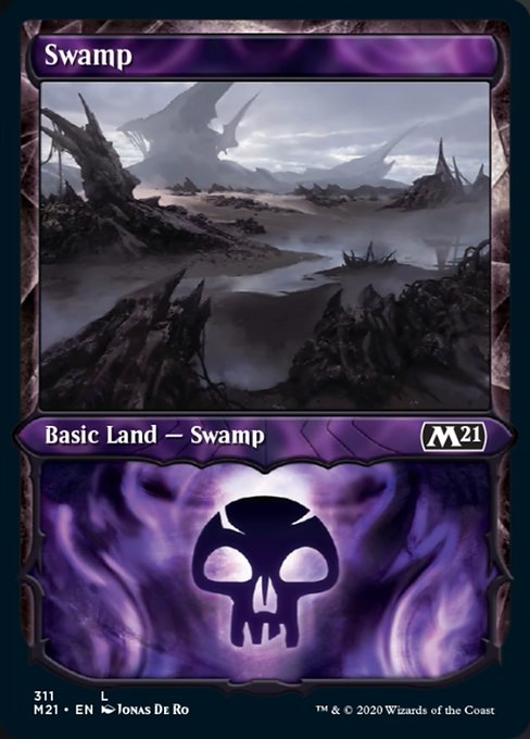 Swamp (Showcase) [Core Set 2021] | Gaming Infinity