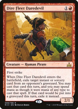 Dire Fleet Daredevil [Rivals of Ixalan Promos] | Gaming Infinity