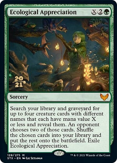 Ecological Appreciation [Strixhaven: School of Mages Prerelease Promos] | Gaming Infinity