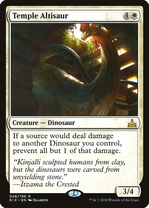 Temple Altisaur [Rivals of Ixalan] | Gaming Infinity