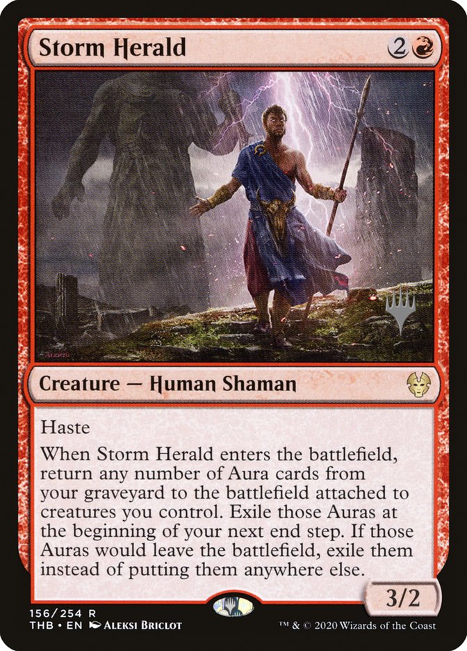 Storm Herald (Promo Pack) [Theros Beyond Death Promos] | Gaming Infinity