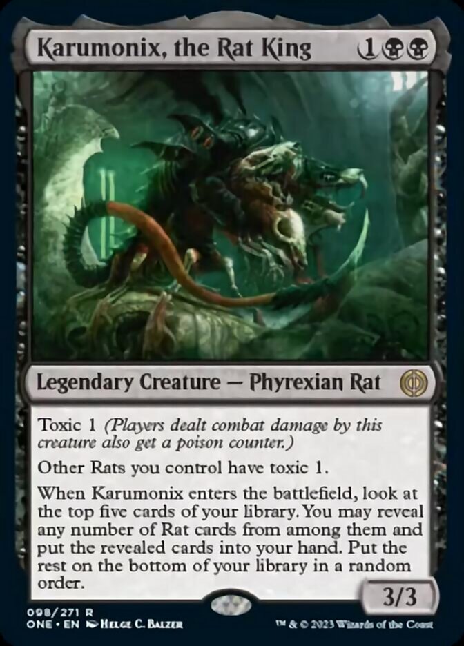 Karumonix, the Rat King [Phyrexia: All Will Be One] | Gaming Infinity