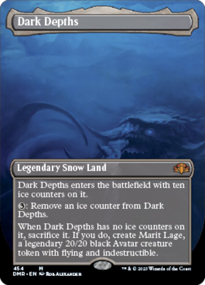 Dark Depths (Borderless Alternate Art) [Dominaria Remastered] | Gaming Infinity