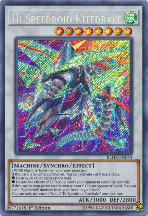 Hi-Speedroid Kitedrake [BLHR-EN044] Secret Rare | Gaming Infinity