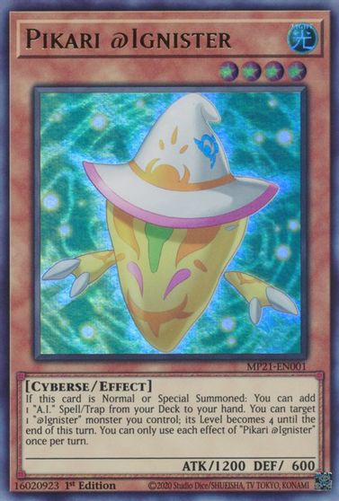 Pikari @Ignister [MP21-EN001] Ultra Rare | Gaming Infinity