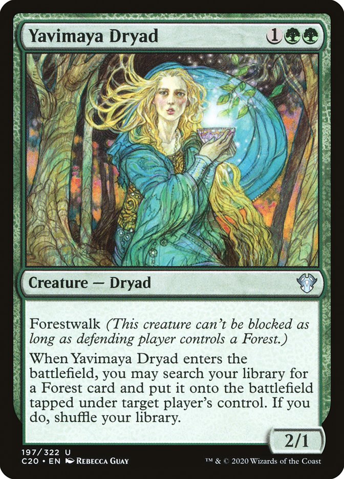 Yavimaya Dryad [Commander 2020] | Gaming Infinity