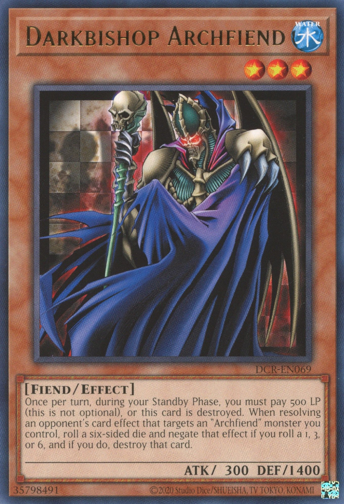 Darkbishop Archfiend [DCR-EN069] Rare | Gaming Infinity