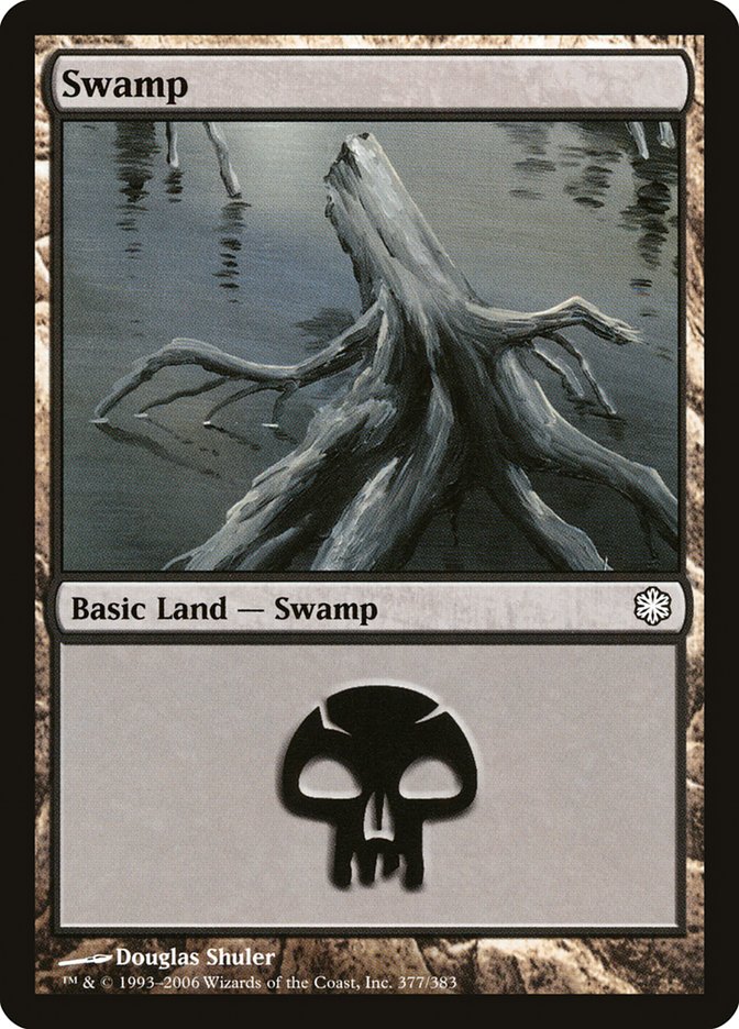 Swamp (377) [Coldsnap Theme Decks] | Gaming Infinity