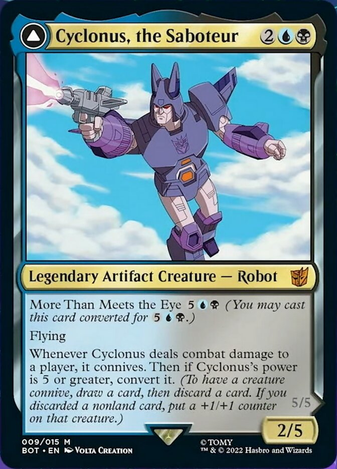 Cyclonus, the Saboteur // Cyclonus, Cybertronian Fighter [Universes Beyond: Transformers] | Gaming Infinity