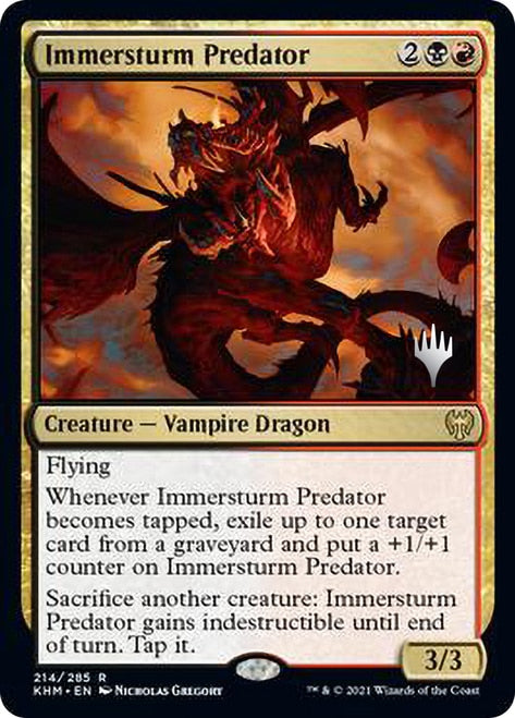 Immersturm Predator [Kaldheim Promo Pack] | Gaming Infinity