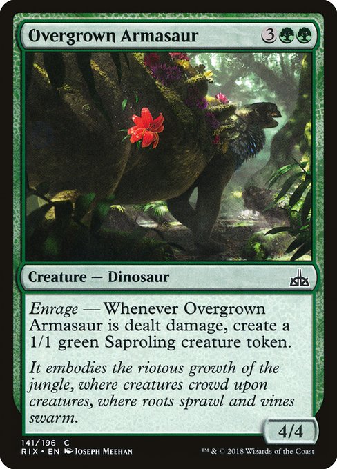 Overgrown Armasaur [Rivals of Ixalan] | Gaming Infinity