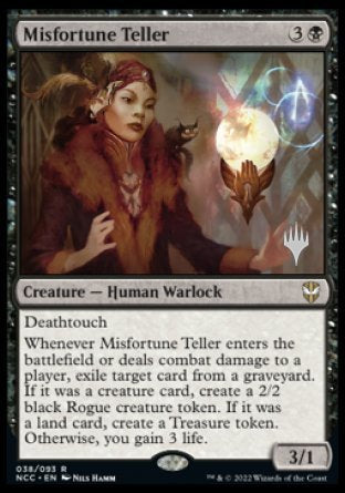 Misfortune Teller (Promo Pack) [Streets of New Capenna Commander Promos] | Gaming Infinity