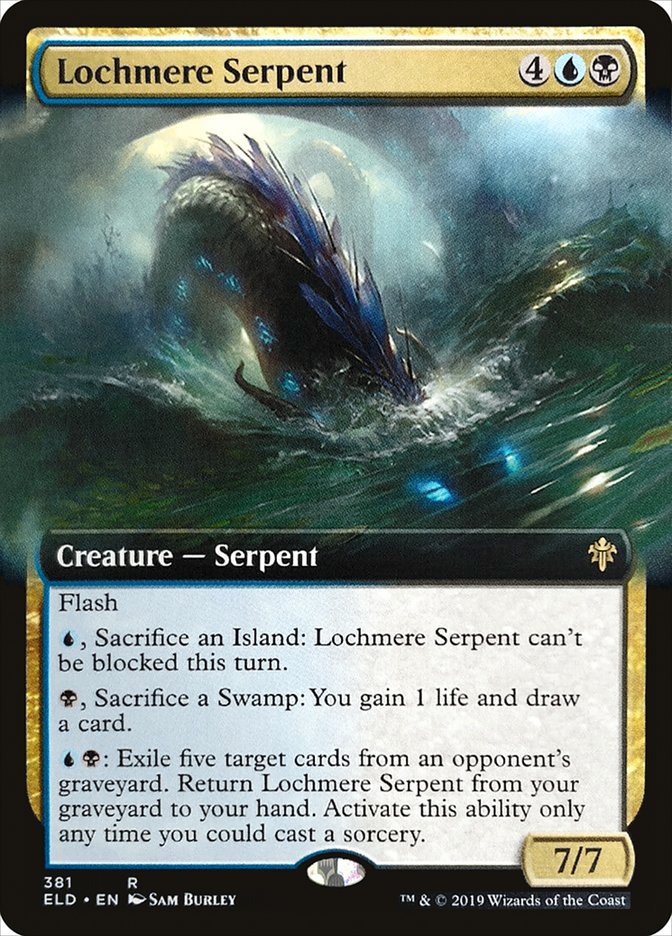 Lochmere Serpent (Extended Art) [Throne of Eldraine] | Gaming Infinity