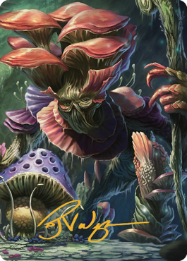 Myconid Spore Tender Art Card (Gold-Stamped Signature) [Commander Legends: Battle for Baldur's Gate Art Series] | Gaming Infinity