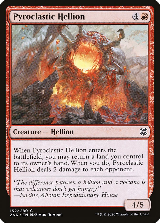 Pyroclastic Hellion [Zendikar Rising] | Gaming Infinity