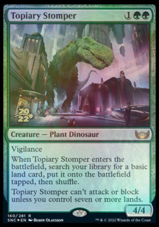 Topiary Stomper [Streets of New Capenna Prerelease Promos] | Gaming Infinity