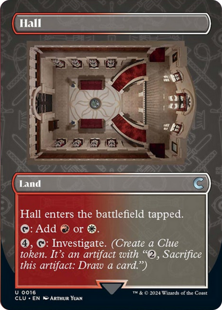 Hall (Borderless) [Ravnica: Clue Edition] | Gaming Infinity