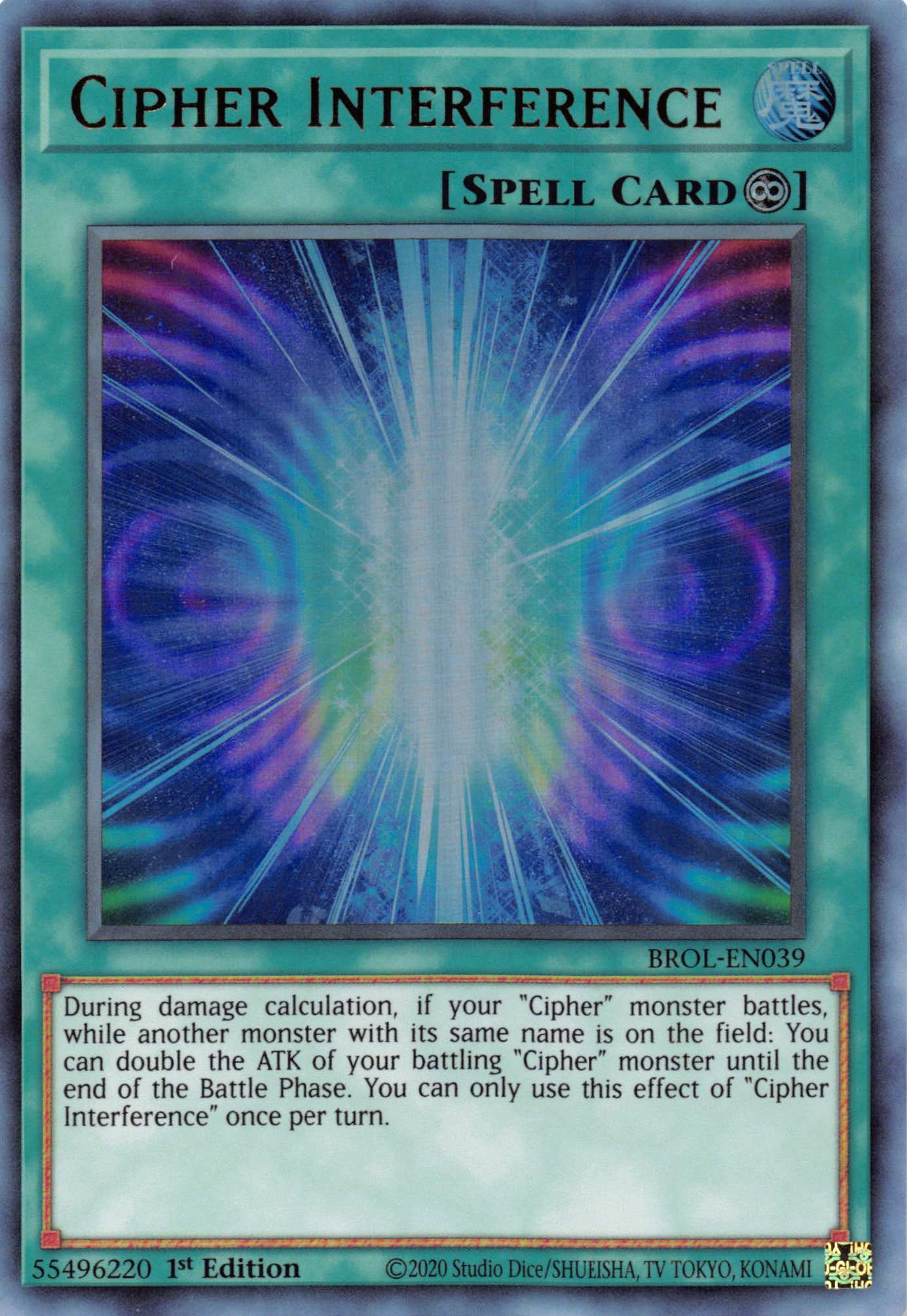 Cipher Interference [BROL-EN039] Ultra Rare | Gaming Infinity