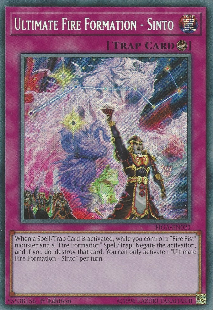Ultimate Fire Formation - Sinto [FIGA-EN021] Secret Rare | Gaming Infinity