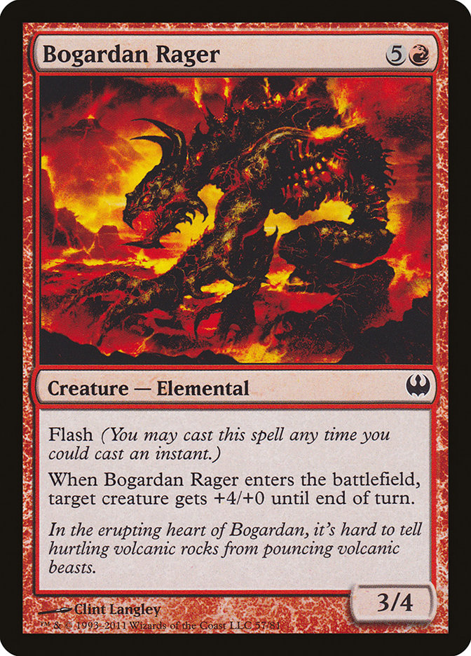 Bogardan Rager [Duel Decks: Knights vs. Dragons] | Gaming Infinity