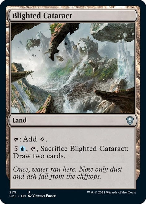 Blighted Cataract [Commander 2021] | Gaming Infinity