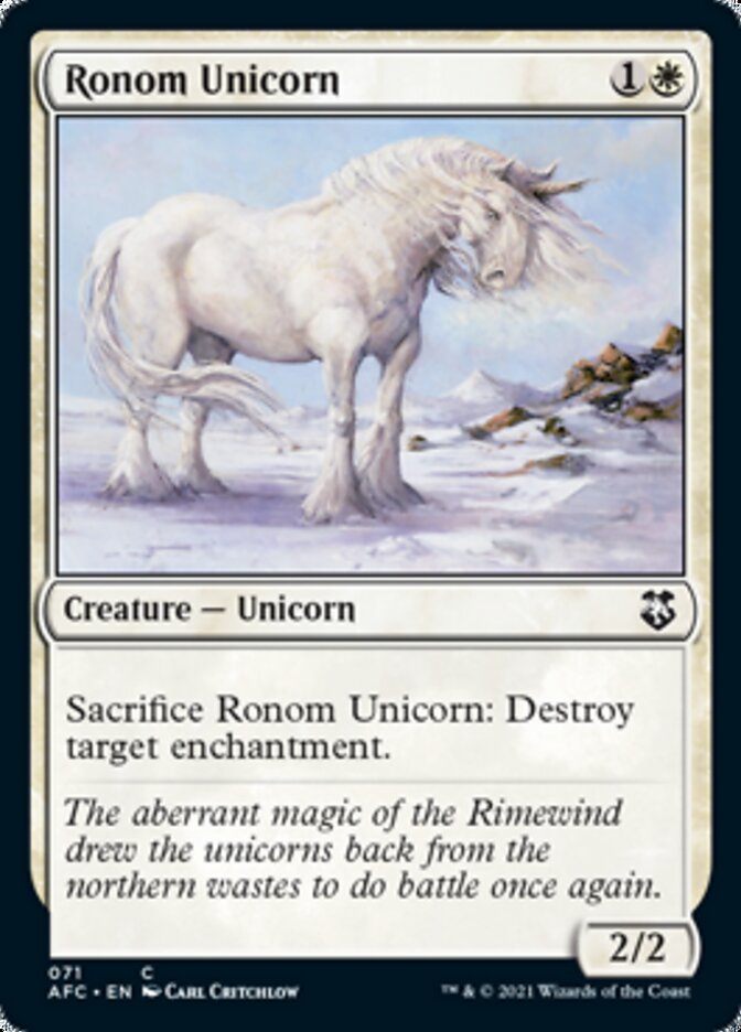 Ronom Unicorn [Dungeons & Dragons: Adventures in the Forgotten Realms Commander] | Gaming Infinity