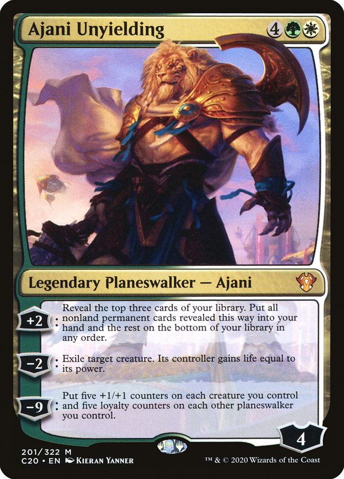 Ajani Unyielding [Commander 2020] | Gaming Infinity