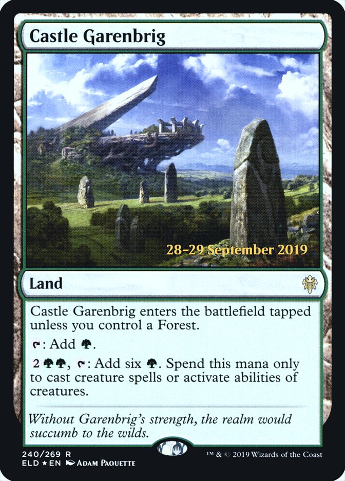 Castle Garenbrig  [Throne of Eldraine Prerelease Promos] | Gaming Infinity