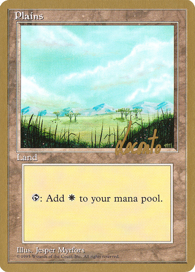 Plains (ml365) (Michael Loconto) [Pro Tour Collector Set] | Gaming Infinity