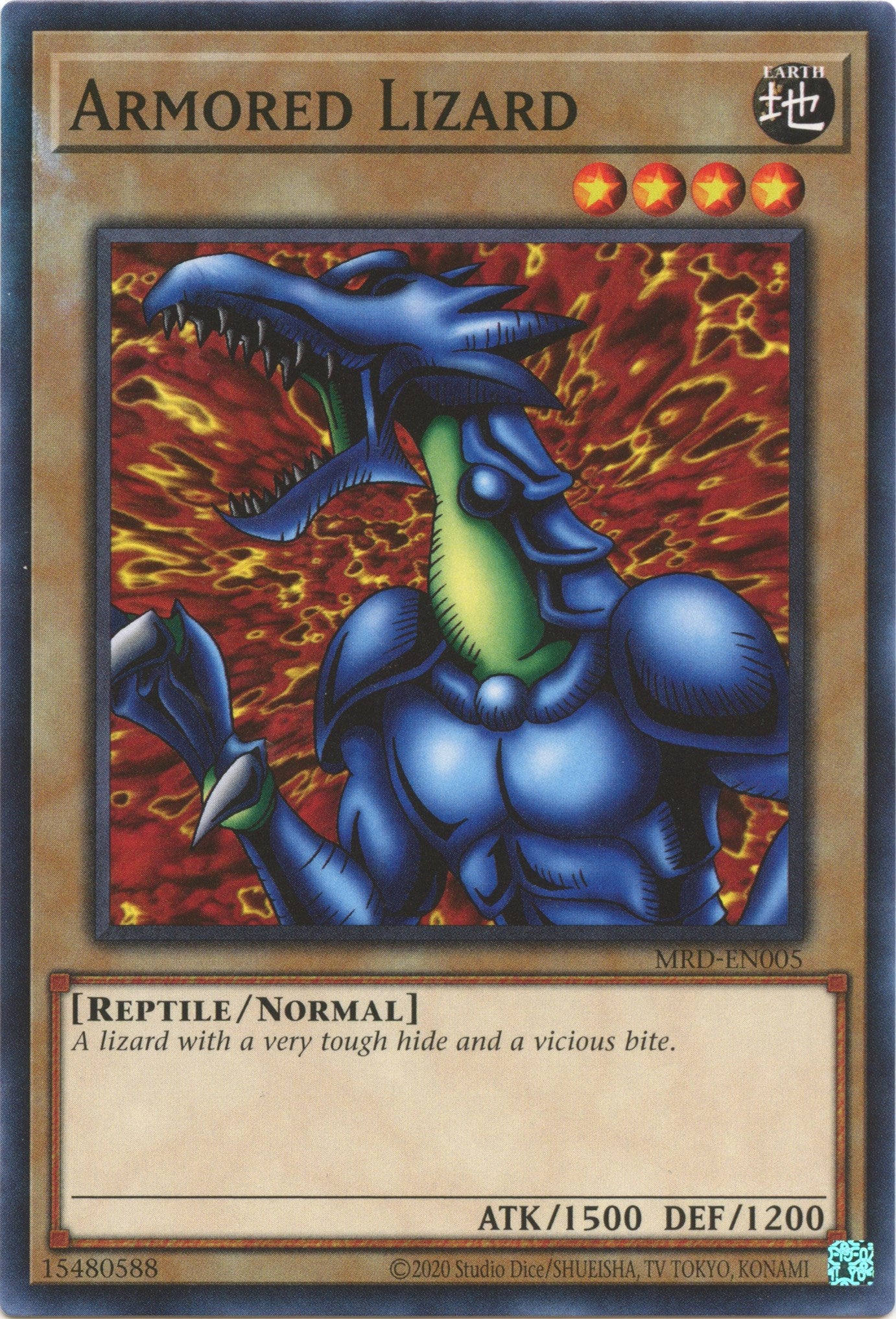 Armored Lizard (25th Anniversary) [MRD-EN005] Common | Gaming Infinity