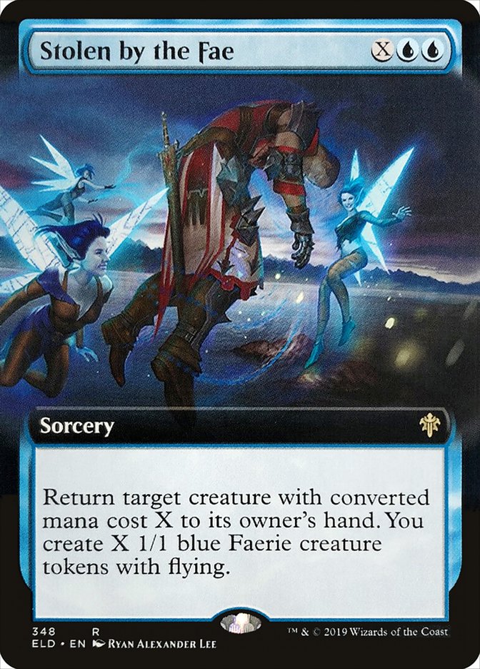 Stolen by the Fae (Extended Art) [Throne of Eldraine] | Gaming Infinity