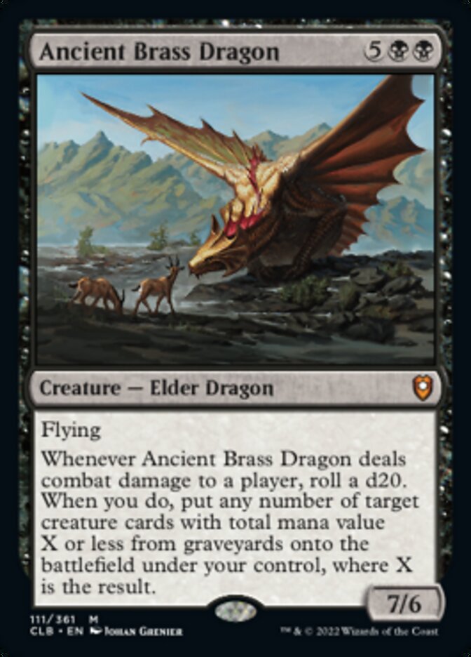 Ancient Brass Dragon [Commander Legends: Battle for Baldur's Gate] | Gaming Infinity