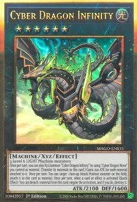 Cyber Dragon Infinity (Alternate Art) [MAGO-EN033] Gold Rare | Gaming Infinity