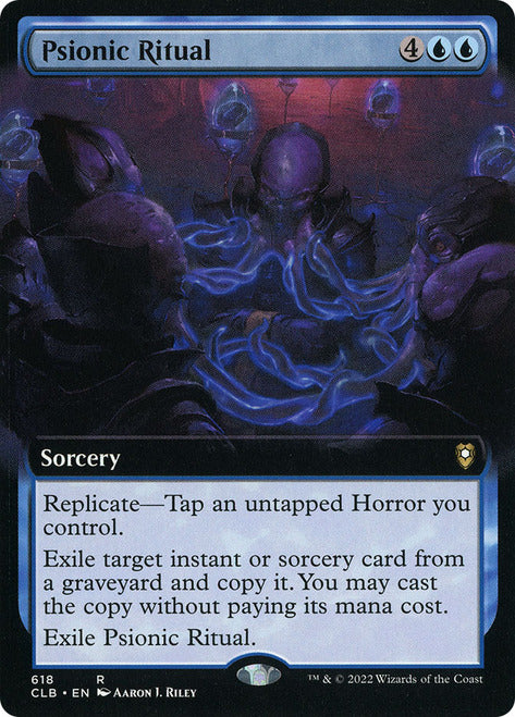 Psionic Ritual (Extended Art) [Commander Legends: Battle for Baldur's Gate] | Gaming Infinity