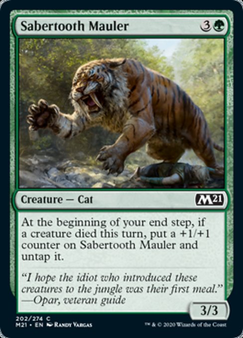 Sabertooth Mauler [Core Set 2021] | Gaming Infinity