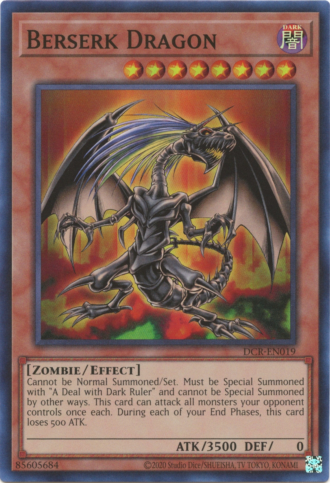 Berserk Dragon (25th Anniversary) [DCR-EN019] Super Rare | Gaming Infinity