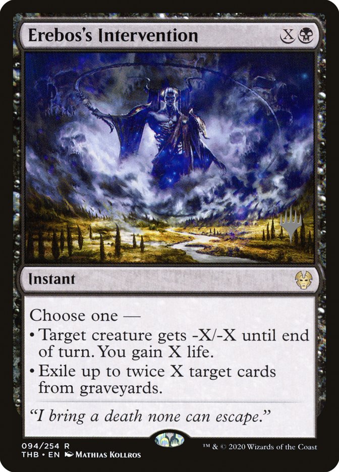 Erebos's Intervention (Promo Pack) [Theros Beyond Death Promos] | Gaming Infinity