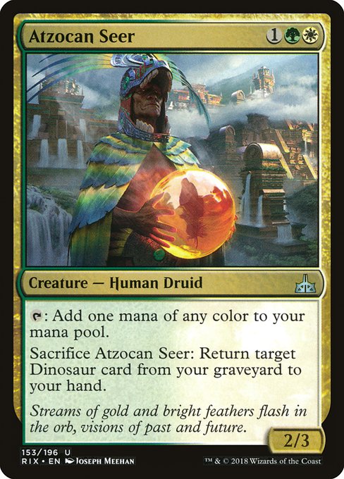 Atzocan Seer [Rivals of Ixalan] | Gaming Infinity