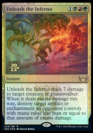 Unleash the Inferno [Streets of New Capenna Prerelease Promos] | Gaming Infinity