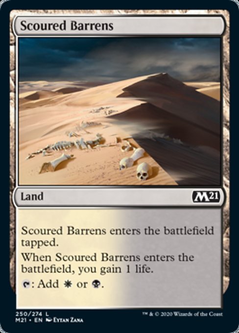 Scoured Barrens [Core Set 2021] | Gaming Infinity