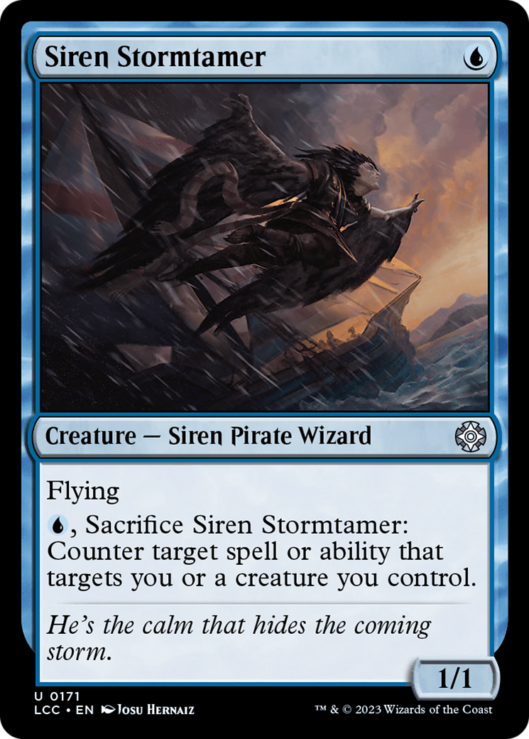 Siren Stormtamer [The Lost Caverns of Ixalan Commander] | Gaming Infinity