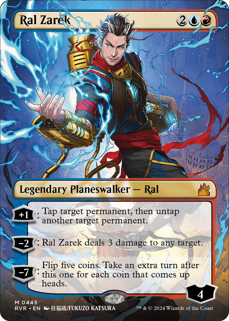 Ral Zarek (Anime Borderless) [Ravnica Remastered] | Gaming Infinity